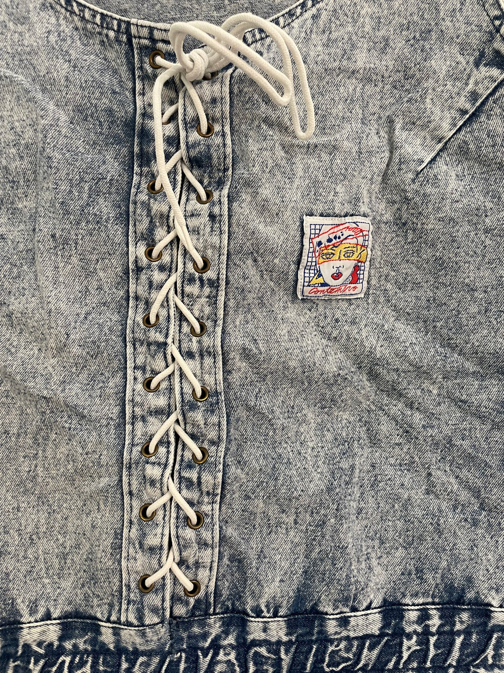 Short Denim jumpsuit