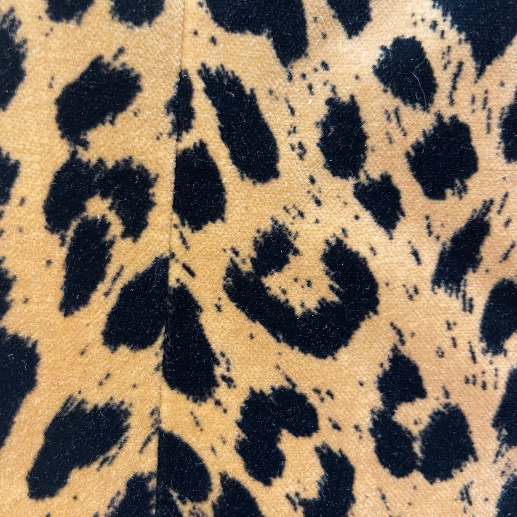 Leopard Velvet vest