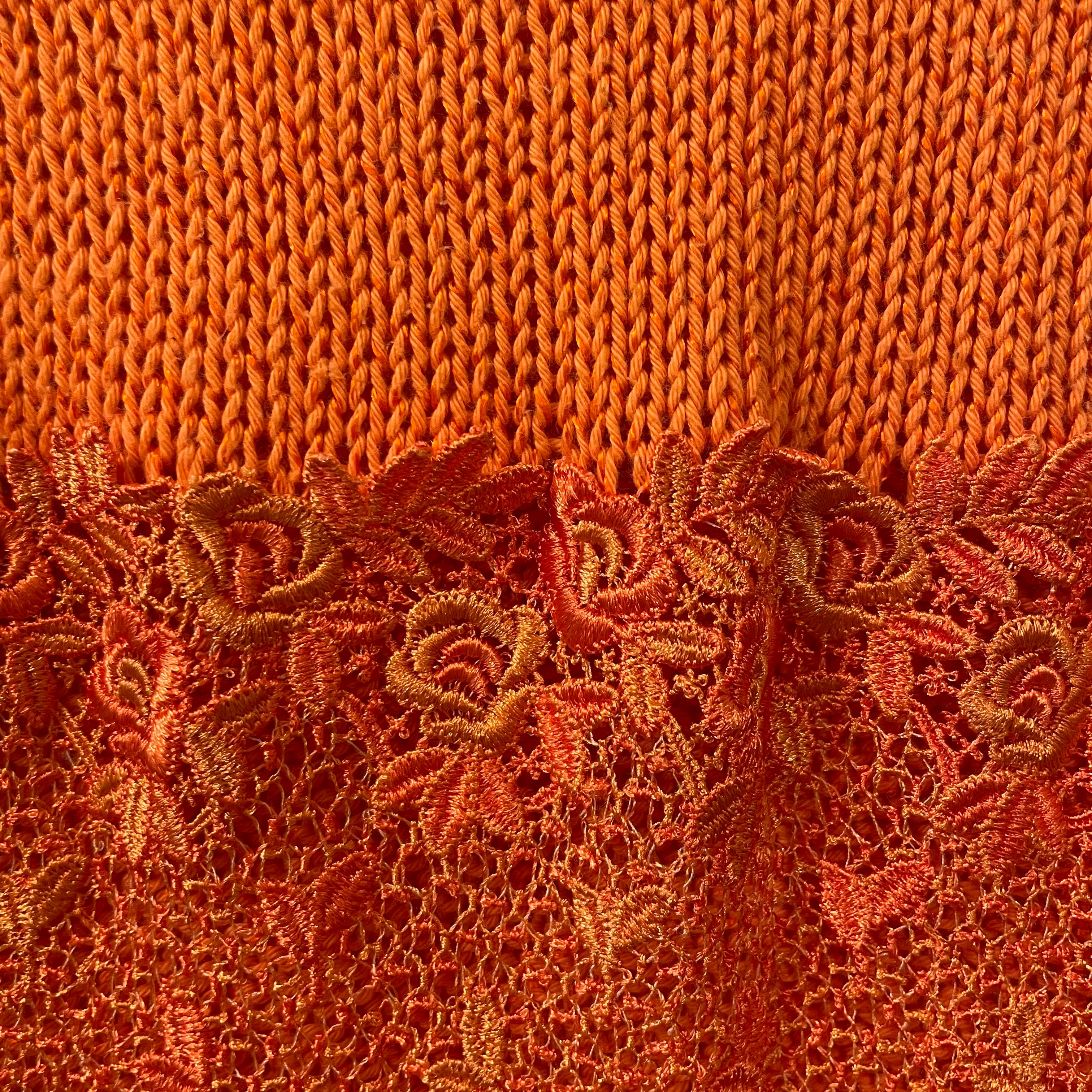 Orange sweater
