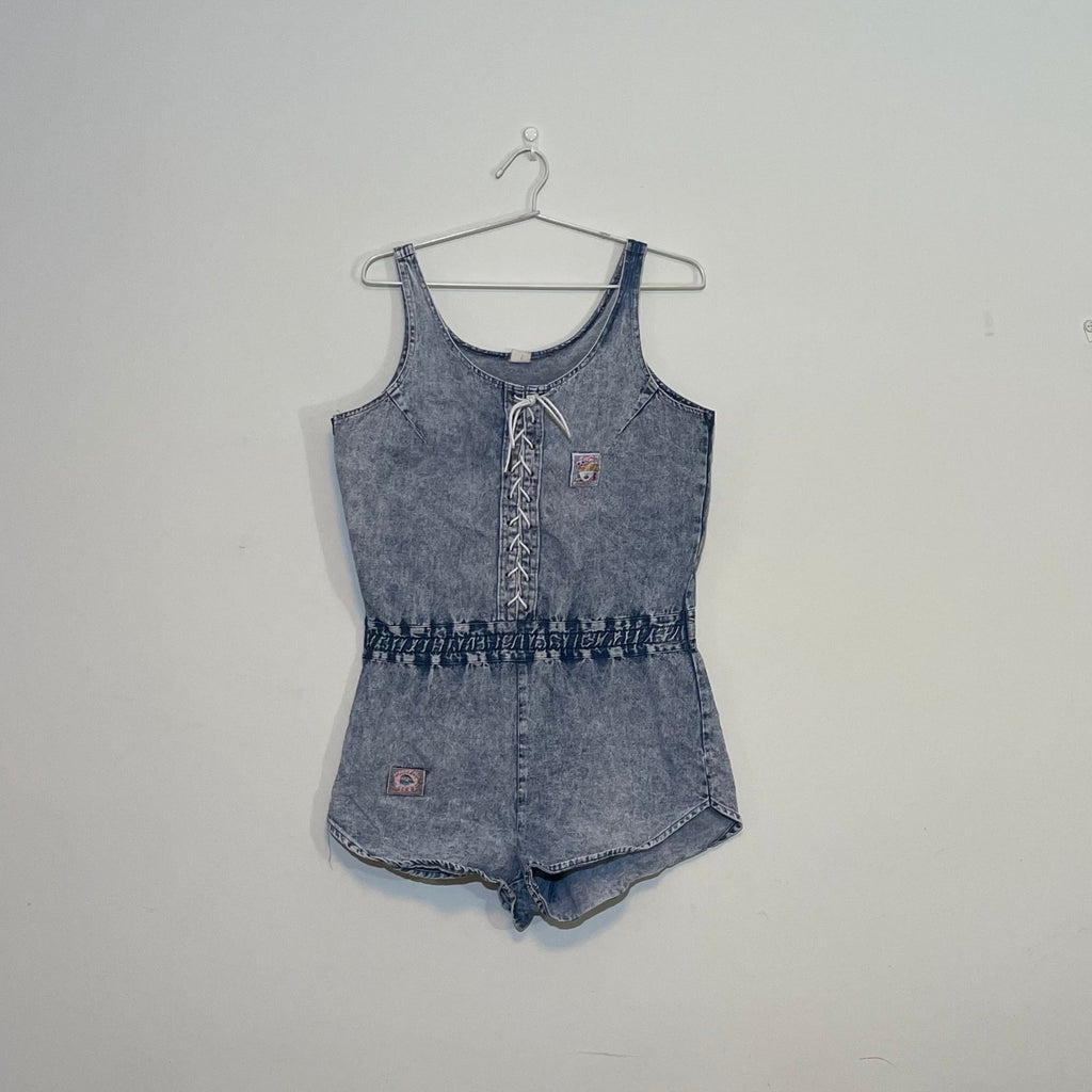 Short Denim jumpsuit