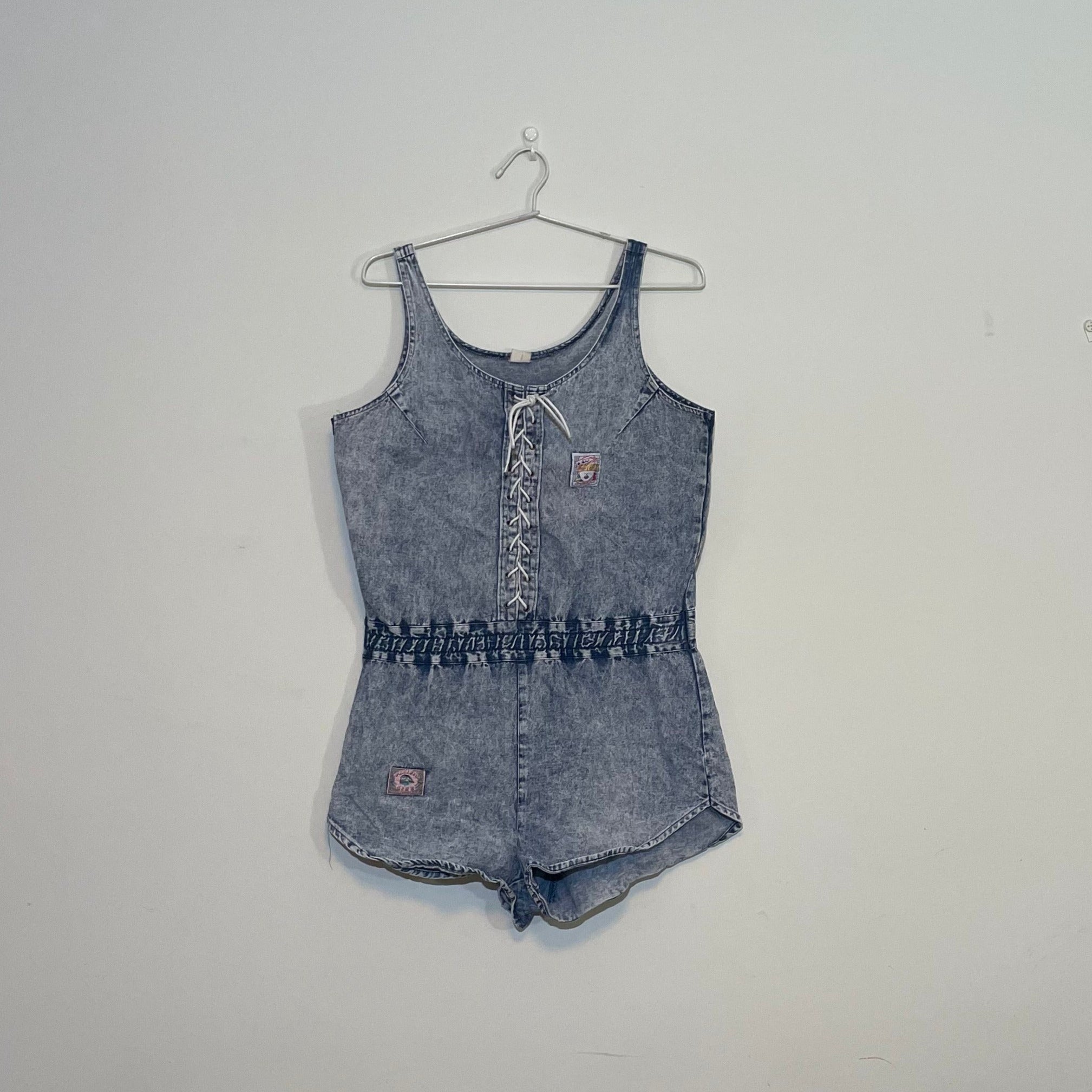 Short Denim jumpsuit