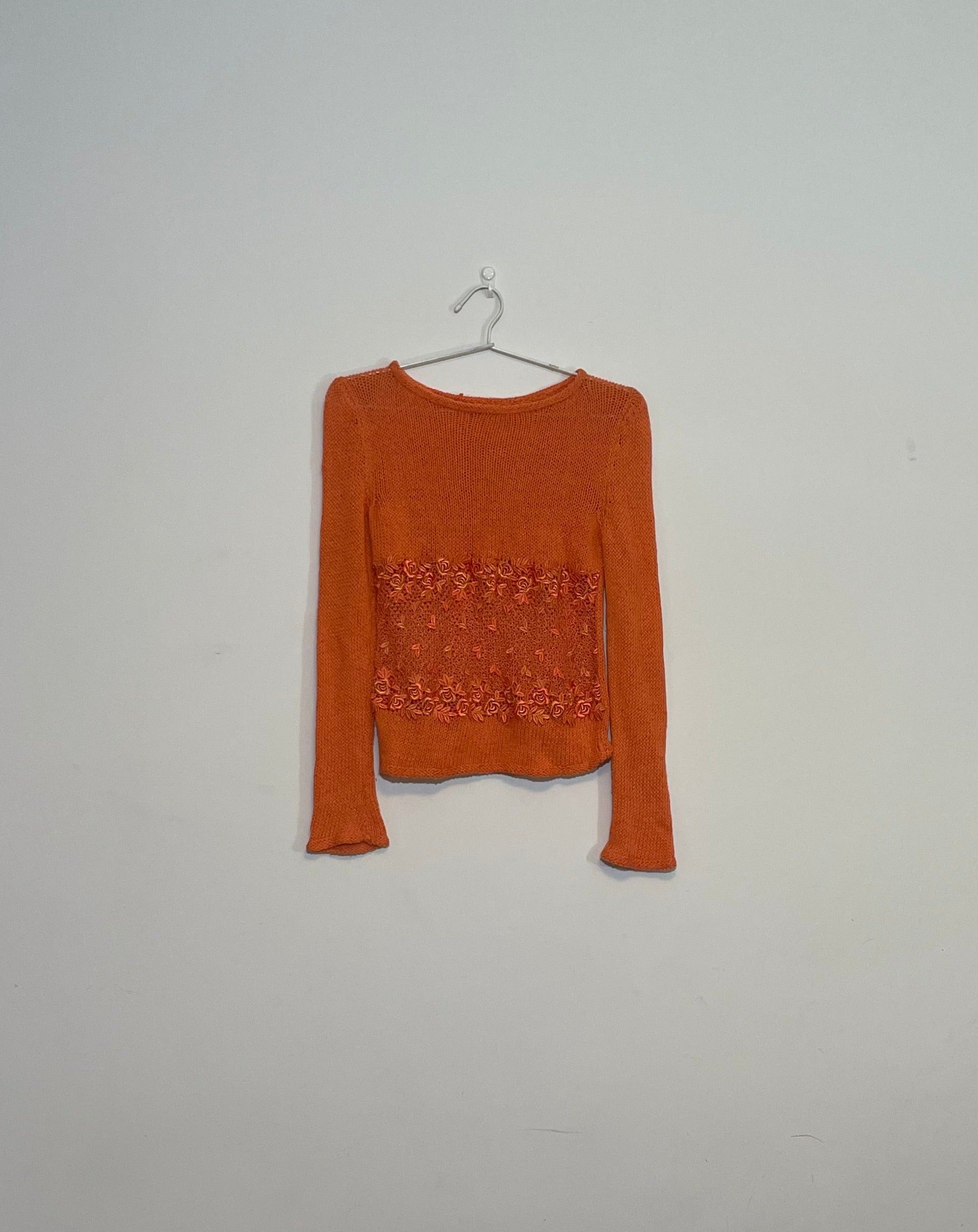 Orange sweater