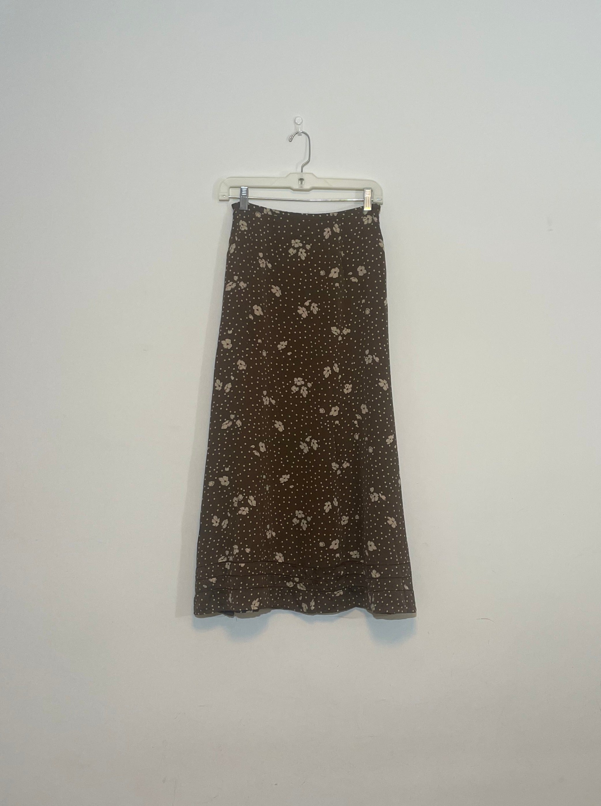 Valerie Stevens silk skirt