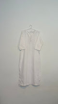 White Linen blend dress