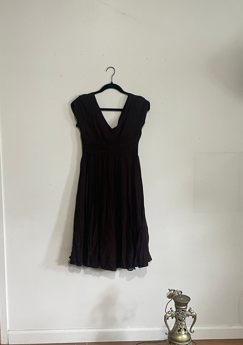 MAGGY BOUTIQUE Brown Chiffon Dress
