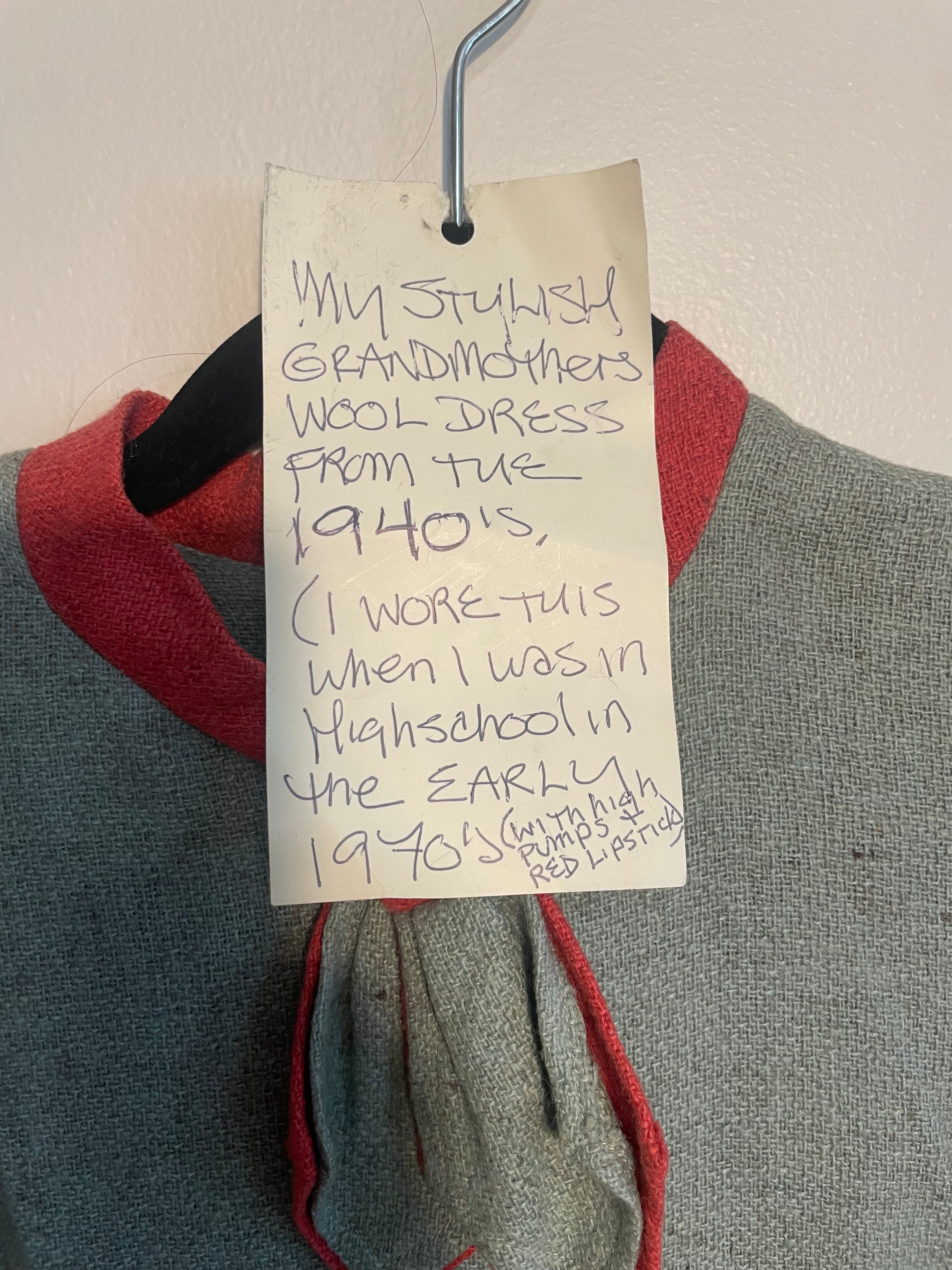 1940's Wool dress